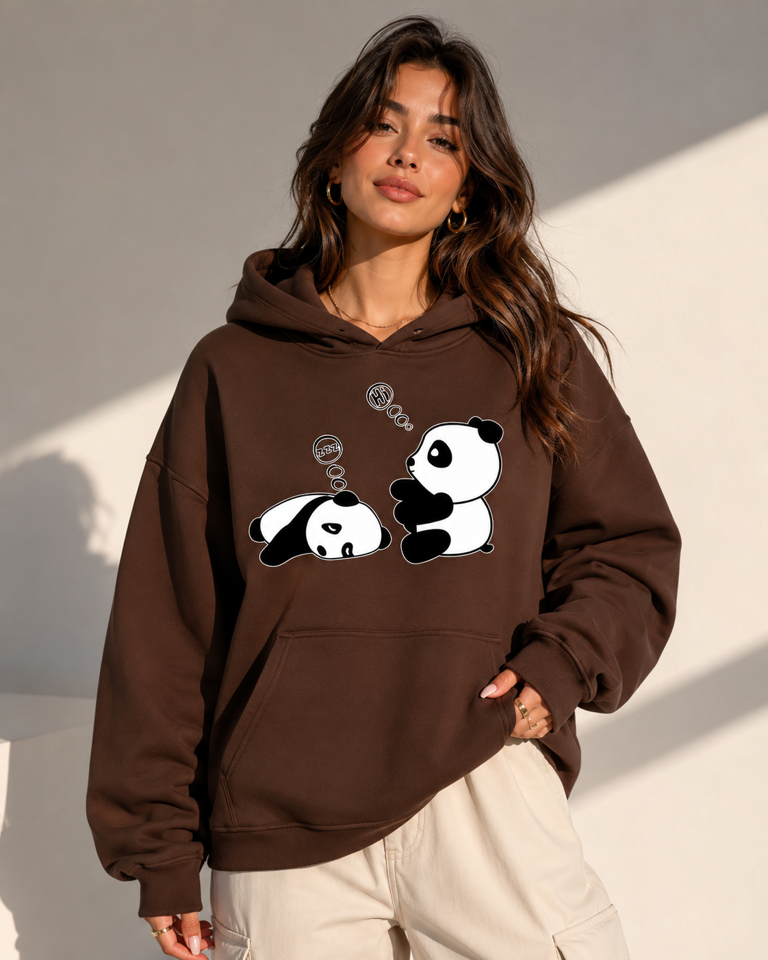Studio Baskılı Oversize Sweatshirt - Sweatshirt fason üretim