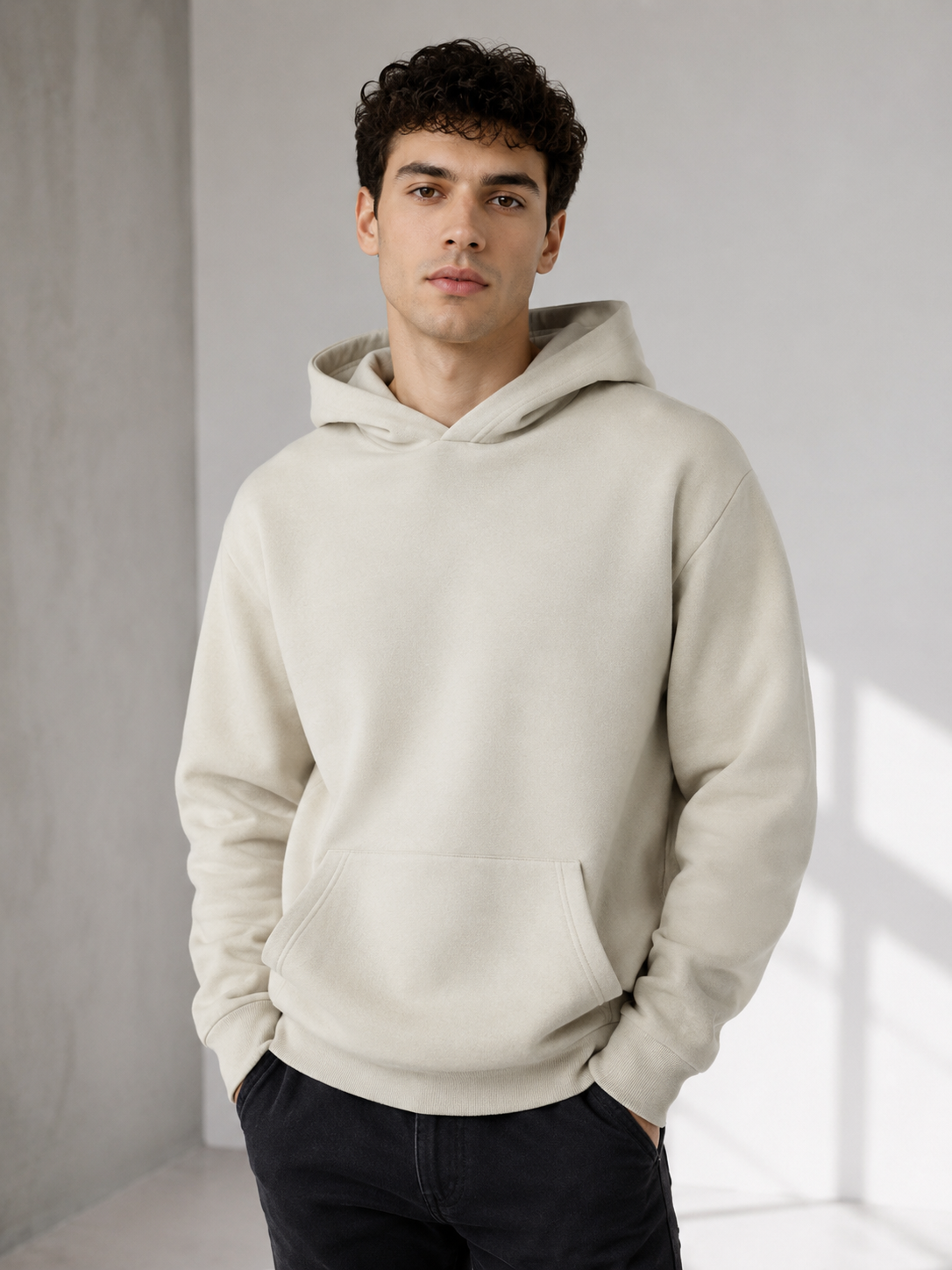 Studio Taş Oversize Hoodie - Sweatshirt fason üretim görsel 3