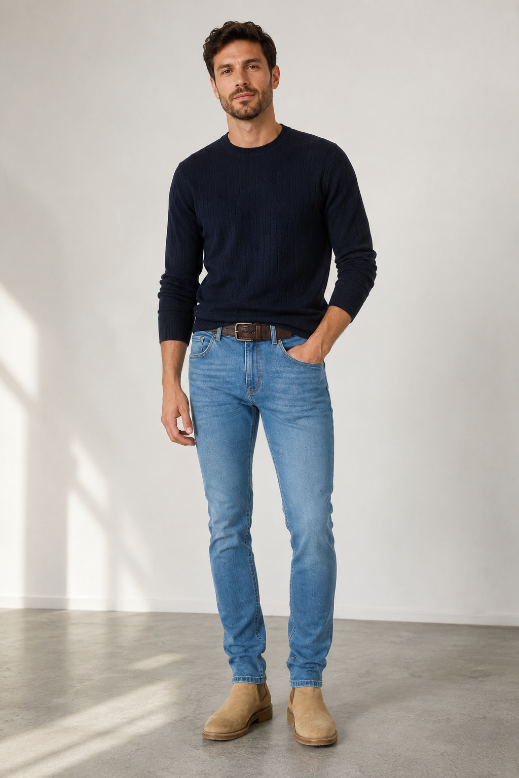 Studio Açık Mavi Extra Slim Jean - Pantolon fason üretim