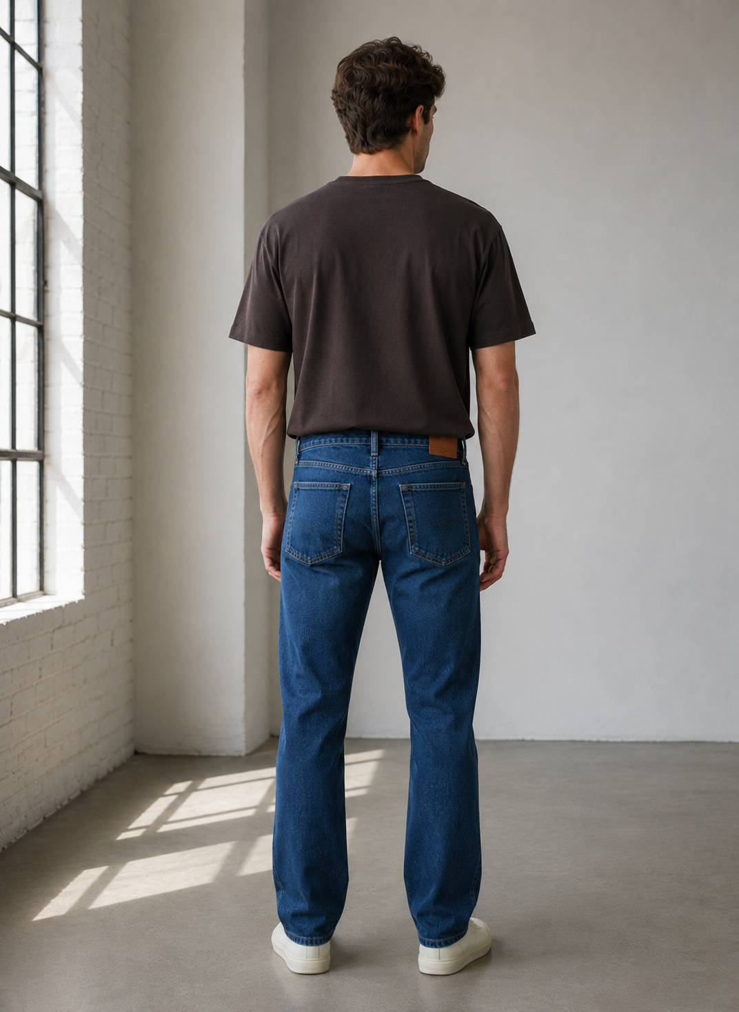 Studio Koyu Mavi Comfort Jean - Pantolon fason üretim görsel 2