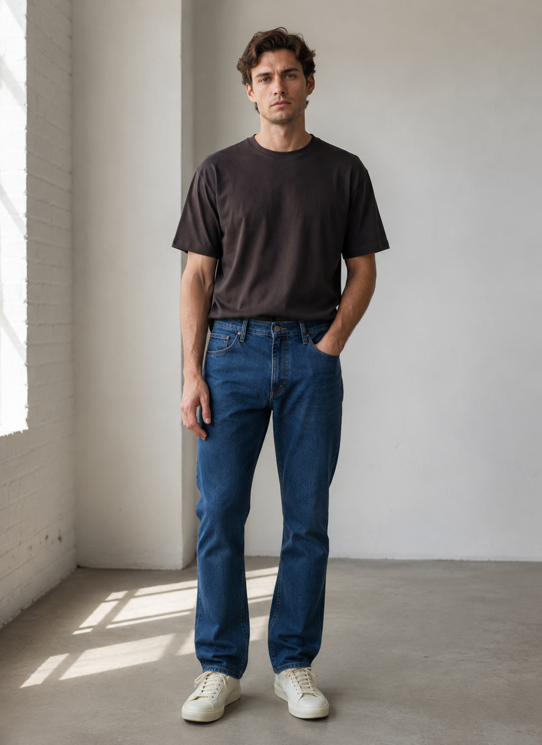 Studio Koyu Mavi Comfort Jean - Pantolon fason üretim