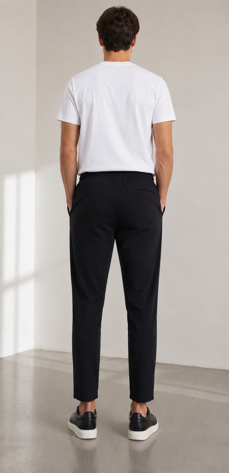 Studio Siyah Jogger Pantolon - Pantolon fason üretim görsel 4