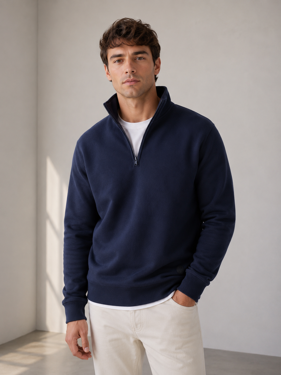 Studio Lacivert Polar Sweatshirt