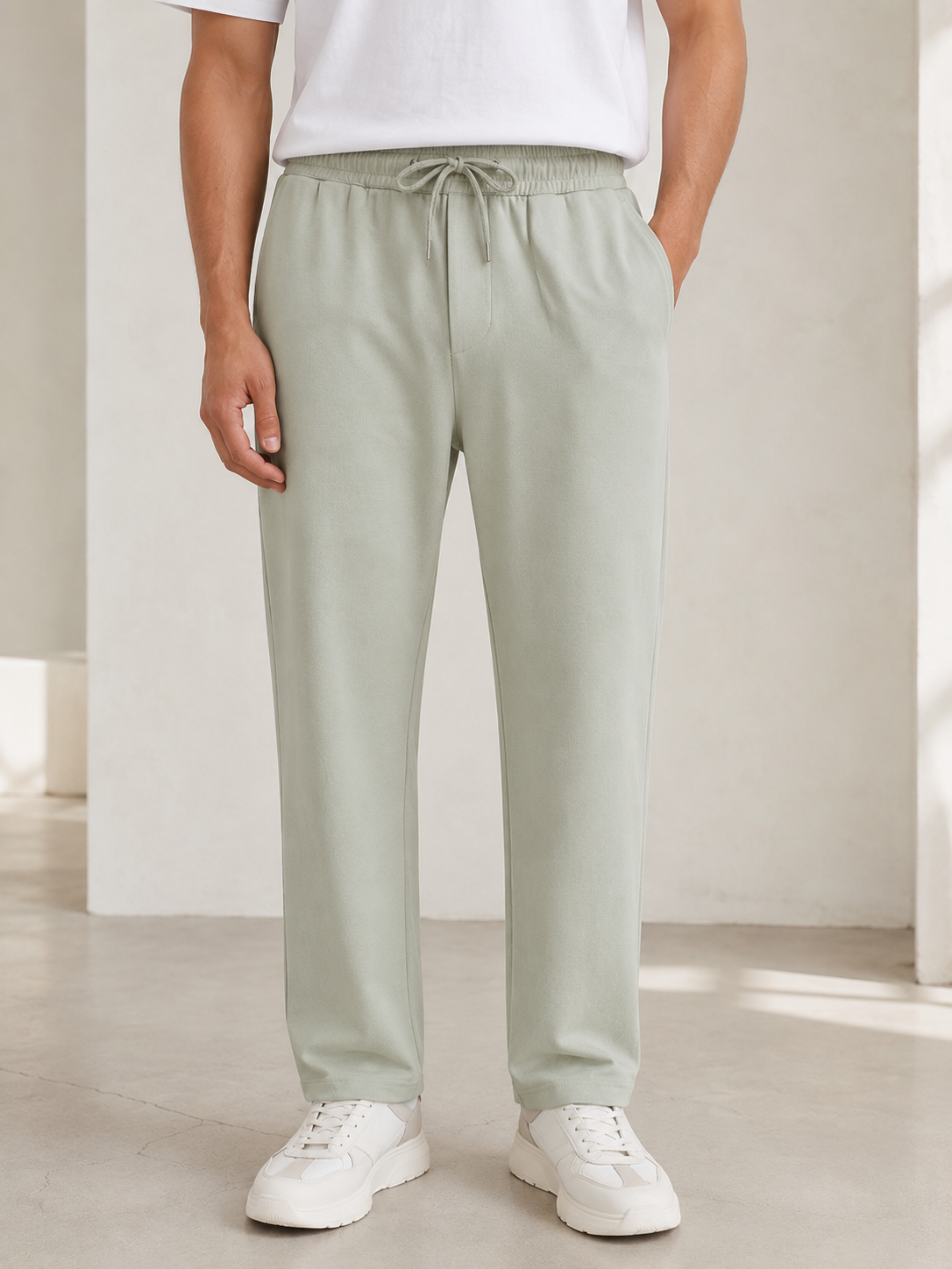 Studio Gri Jogger Pantolon - Pantolon fason üretim görsel 2