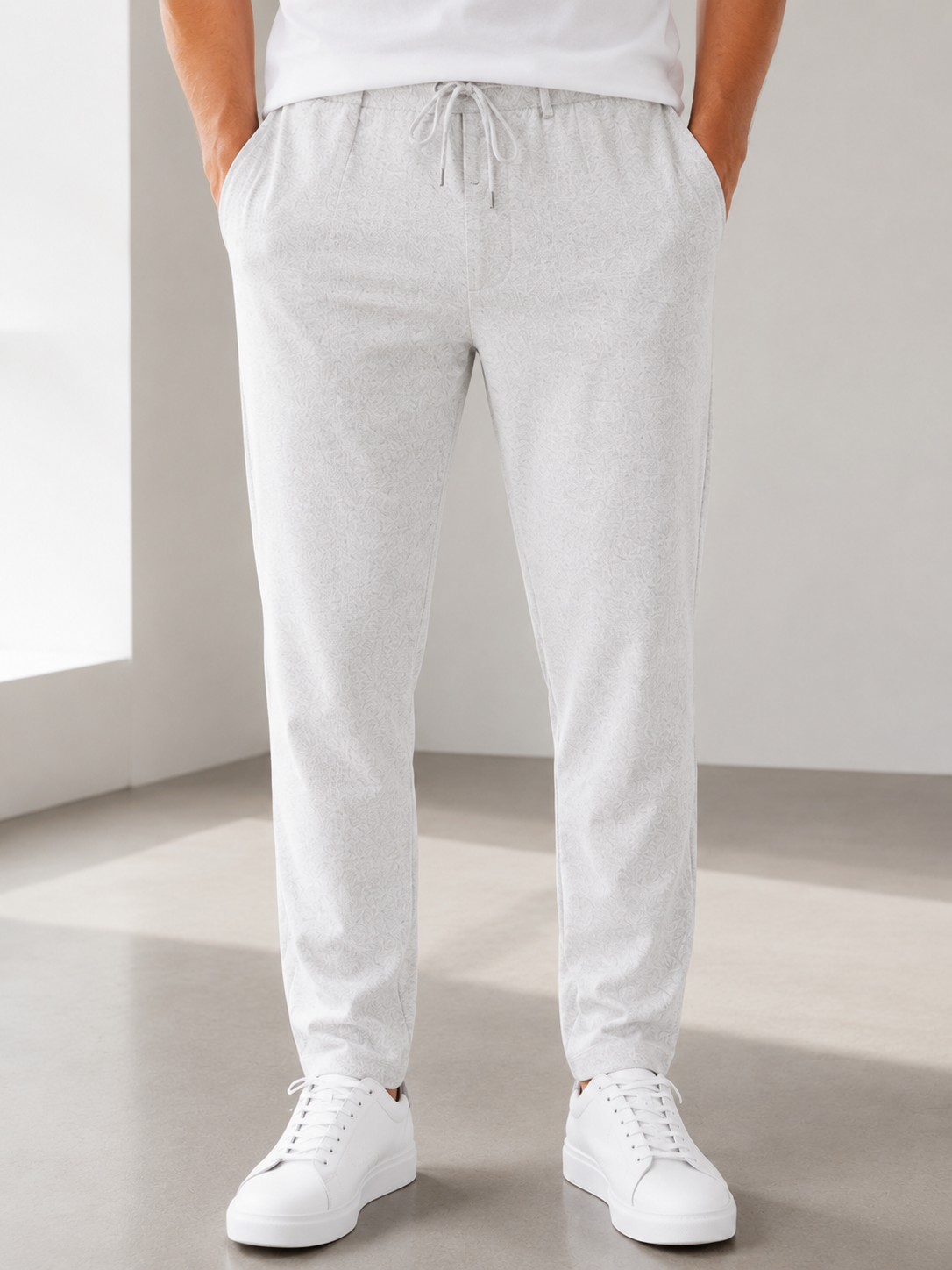 Studio Gri Casual Jogger Pantolon - Pantolon fason üretim görsel 2