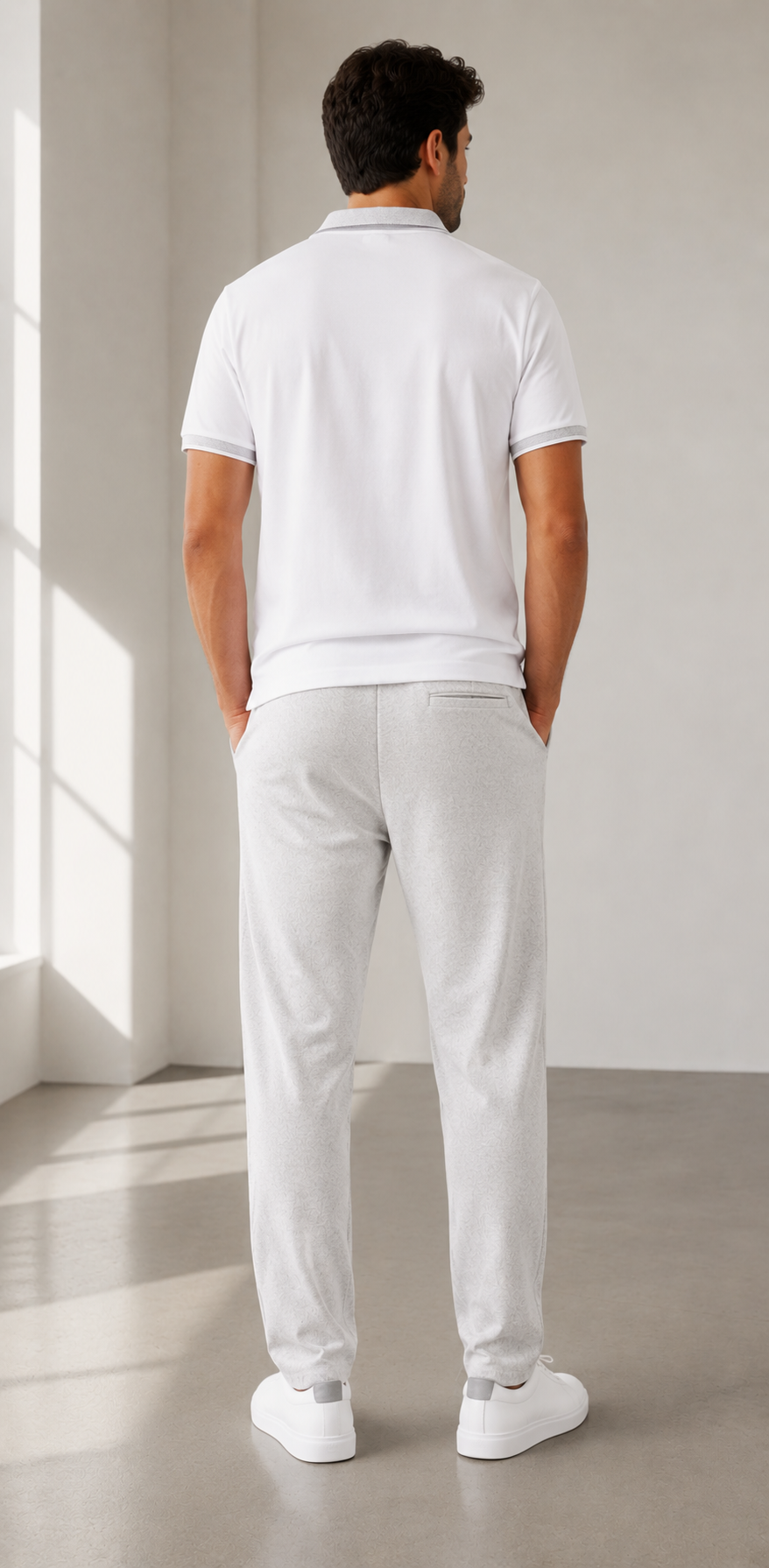 Studio Gri Casual Jogger Pantolon - Pantolon fason üretim görsel 4