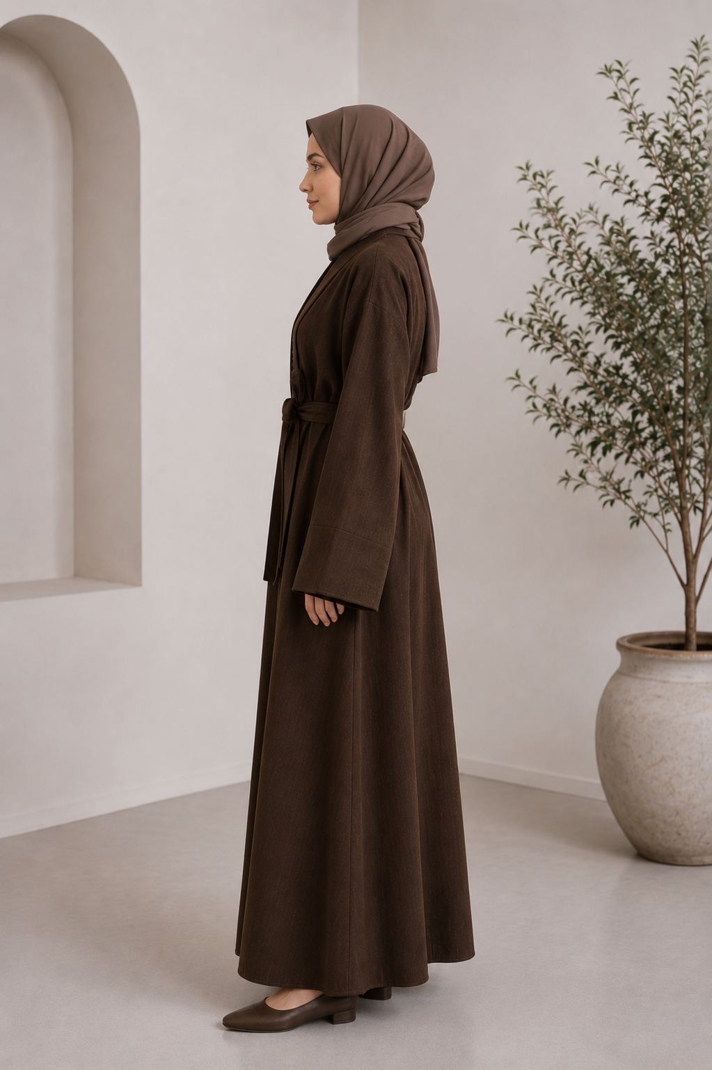 Studio Soft Cotton Keten İkili Takım - Tesettür fason üretim görsel 3
