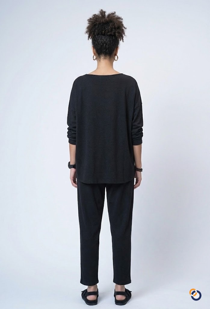 Oversize Sweatshirt ve Pantolon Takımı - T-Shirt fason üretim görsel 2